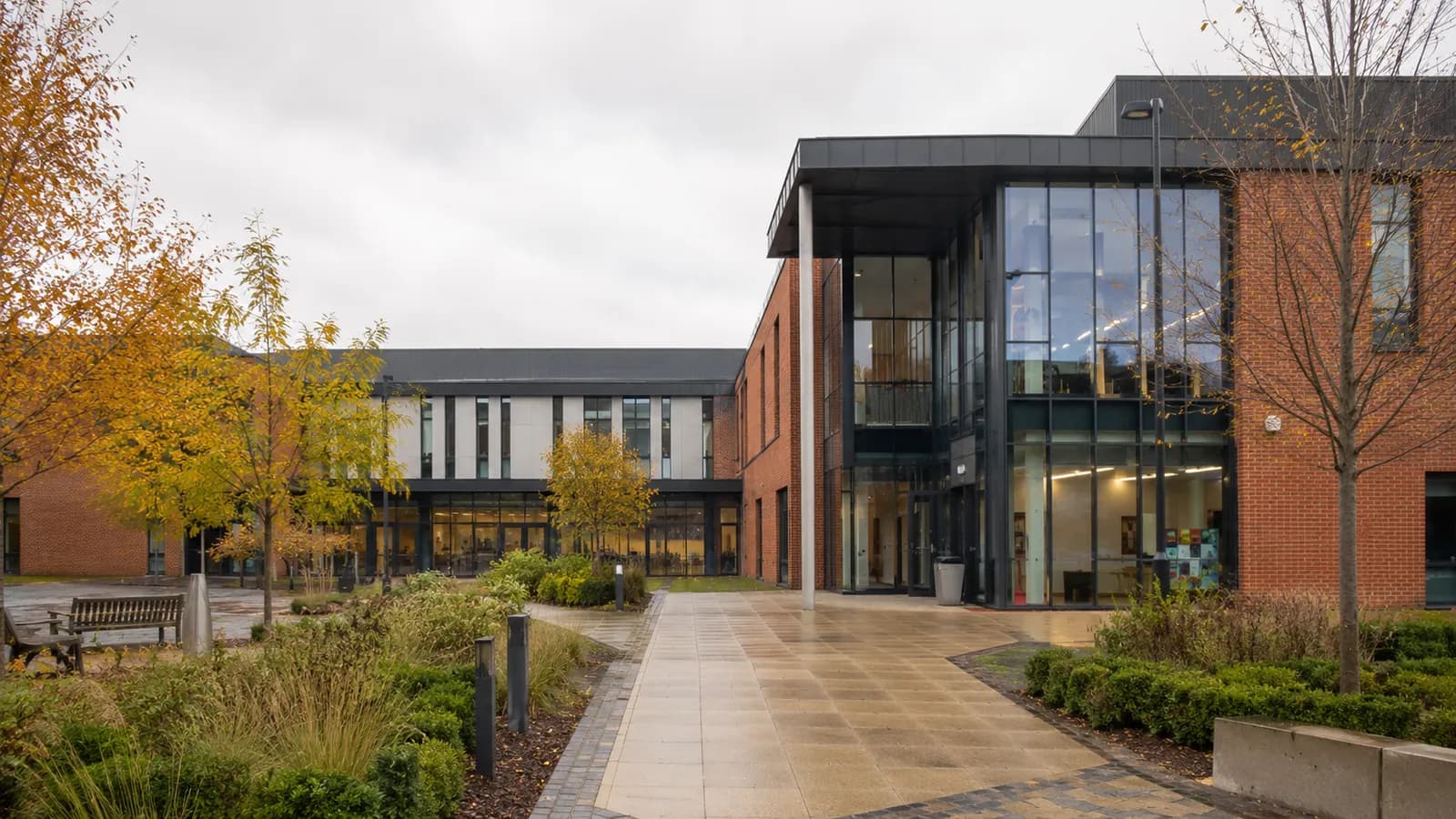 UK further education building where adult training may take place.